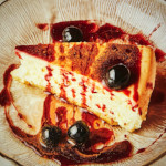 Ricotta Pie with Amarena Cherries